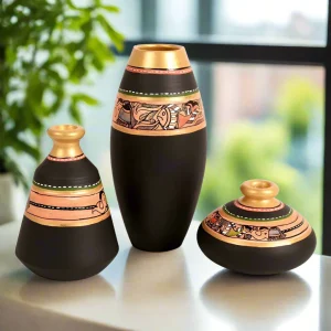 Black_Modern_pots_Tamrapatra_In_Various_Sizes